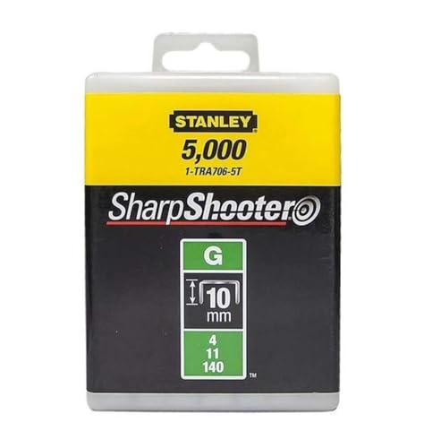 STANLEY, Pack de 5000 graffette tipo G (10 mm). 1-TRA706-5T - DIY & Tools Amazon Italy à 9.41€