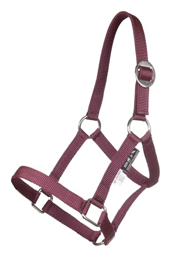 HKM 41593100 Mini - Shettyhalfter, S, wein gefärbt - Animalerie en promo à 4.95€