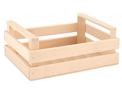 H&H Wood Caja, Madera, Beige - Bon plan à 7.65€