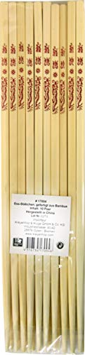 JADE TEMPLE Einweg Essstäbchen aus Bambus, 24 cm, mit... - Maison & Cuisine Amazon Allemagne à 0.75€
