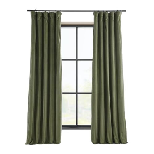 HPD Half Price Drapes Rideau occultant Thermique en Velours... - Maison & Cuisine en promo à 37.77€
