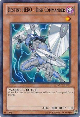YU-GI-OH! - Destiny Hero - Disk Commander (RYMP-EN035) - Ra... - Jouets & Jeux Amazon France à 59.00€