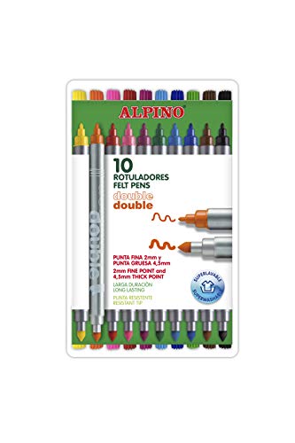 Alpino AR000013 - Estuche de 10 rotuladores, Colores... - Loisirs Créatifs Amazon Espagne à 1.84€
