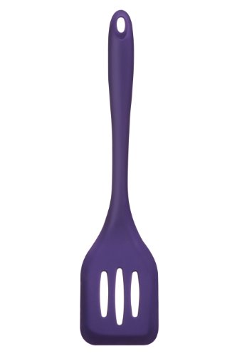 Premier Housewares Zing Silicone Slotted Spatula, Purple - Bon plan à 6.49€