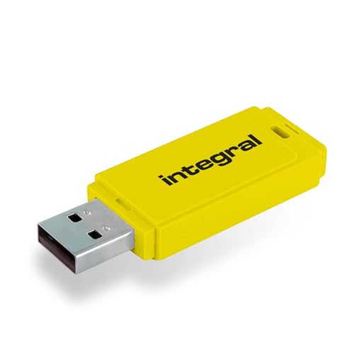 Integral 64GB Neon Amarillo USB 2.0 Flash Drive - High-Tech & Électronique en promo à 5.49€