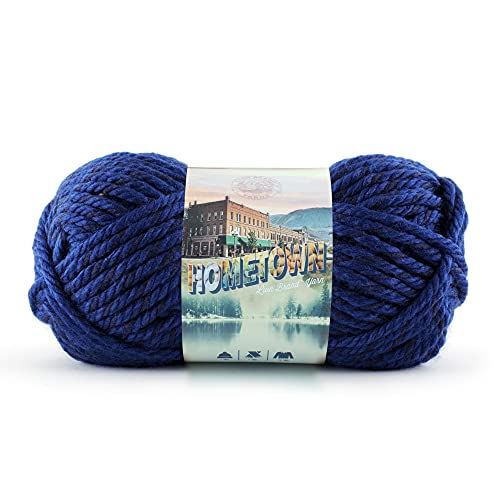 Lion Brand Yarn Garn, Acryl, Fort Worth Blue, 81 yd/74 m - Maison & Cuisine Amazon Allemagne à 10.58€