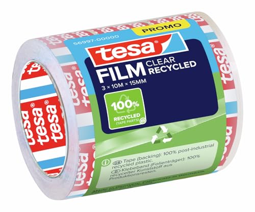 tesafilm CLEAR RECYCLED - cinta adhesiva transparente... - Amazon Espagne à 6.05€