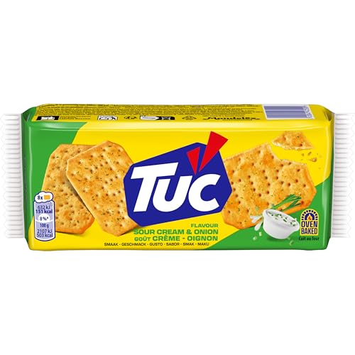Galletas Saladas Sabor Cream & Onion Tuc Cracker 100g en promo à 3,06€ (-73%) sur Amazon FR