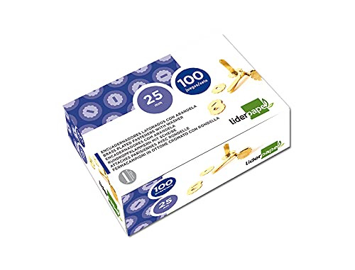 Liderpapel FS07 - Pack of 100 Binders, 40 mm - Maison & Cuisine Amazon Royaume-Uni à 17.02€