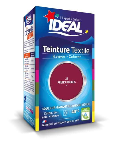 IDEAL - Teinture Tissus Liquide Mini 34 Fruits Rouges - 40... - Amazon France à 3.24€