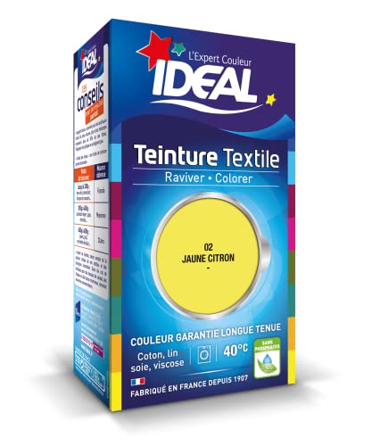 IDEAL - Teinture Tissus Liquide Mini 02 Citron - 40 ml + 1... en promo à 2,99€ (-72%) sur Amazon FR
