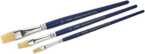 Pébéo 697198 Eveil Artistique 1 Pochette de 3 Pinceaux Plat... - Bricolage & Outils Amazon France à 3.37€