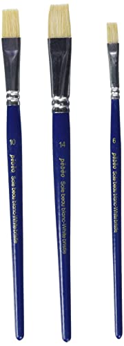 Pébéo 697199 Eveil Artistique 1 Pochette de 3 Pinceaux Plat... - Bricolage & Outils en promo à 3.63€
