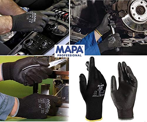 MAPA Professional Ultrane 548 Black Work Gloves Mens and... - Maison & Cuisine Amazon Royaume-Uni à 1.13€
