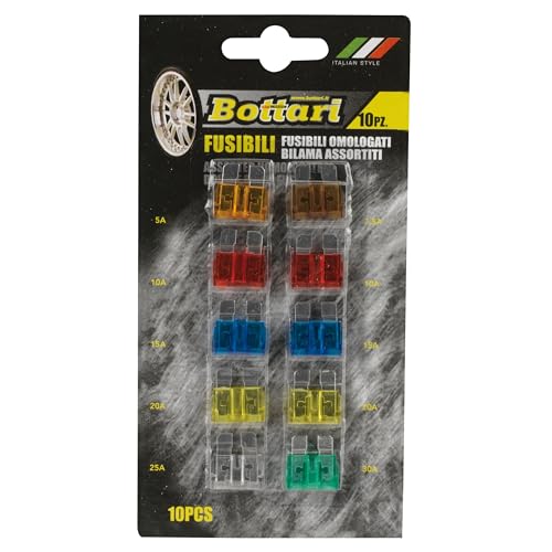Bottari 30112 Pochette de 10 Fusibles à Lame Assortis –... - Auto & Moto Amazon France à 0.99€