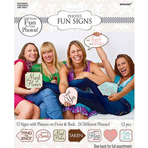 GAME BRIDAL SHOWER SIGNS - Maison & Cuisine Amazon Allemagne à 6.85€