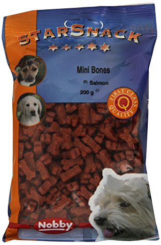 Nobby Mini osso salmone snack per cani, 200 g - Animalerie Amazon Italie à 2.03€