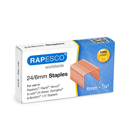 Rapesco S24600Z3 Agrafes Plaquées Cuivrées Galvanisées... en promo à 0,66€ (-75%) sur Amazon FR