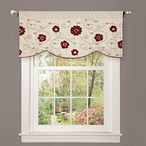 Lush Decor Valance Royal Embrace Floral Window Kitchen... - Home & Kitchen Amazon UK à 12.37€