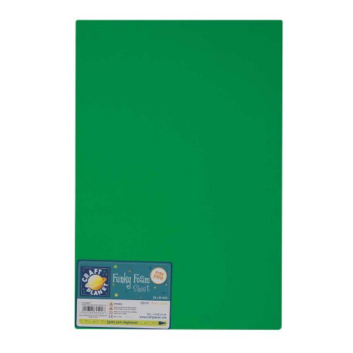 Craft Planet 12x18 Pouces Funky Foam - Vert - Sports & Fitness en promo à 3.67€