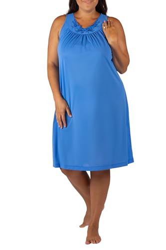 Shadowline Donna Camicia da Notte - Blu - 3X più - Amazon Italie à 8.51€