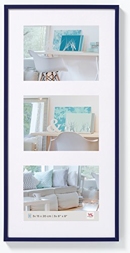 walther design Bilderrahmen blau 3x 13x18 cm Galerie mit... - Maison & Cuisine Amazon Allemagne à 9.99€