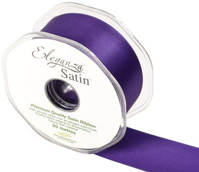 Oak Tree Eleganza Ruban de Satin Double Face 38 mm x 20 m... - Loisirs Créatifs Amazon France à 6.92€
