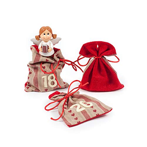 pajoma® Adventskalender zum Befüllen 24 Stoffbeutel... - Maison & Cuisine Amazon Allemagne à 8.50€