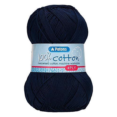 Patons Strickgarn, Baumwolle, baumwolle, navy, Einheitsgröße - Maison & Cuisine Amazon Allemagne à 8.71€