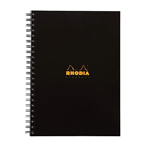 Rhodia Carnet à spirale Format A4 Noir - Sports & Fitness Amazon Espagne à 19.81€
