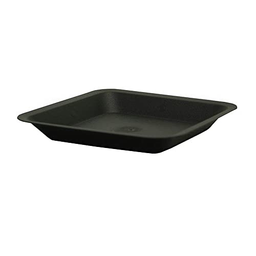 Soucoupe carrée noire - 18.9 x 18.9cm - Jardin & Extérieur Amazon France à 0.93€