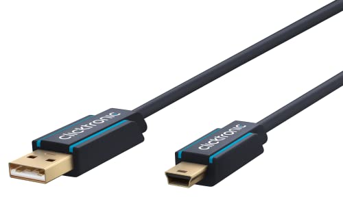 Clicktronic High Speed USB 2.0 A auf USB 2.0 Mini-B Kabel... - Tech & Electronics Amazon Germany à 9.99€