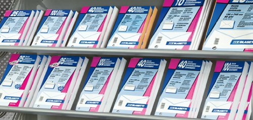 Blasetti 609 Enveloppes à fenêtre - Fournitures Bureau Amazon France à 4.84€