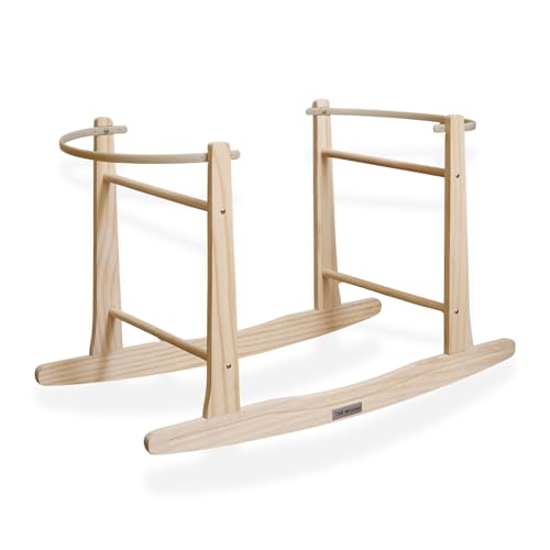 Clair de Lune panier de Moïse à bascule en bois (naturel). - Maison & Cuisine Amazon France à 40.59€