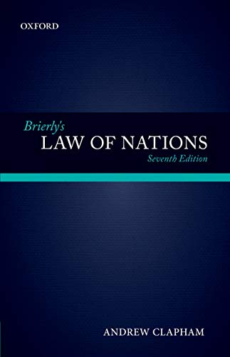 Brierly's Law of Nations: An Introduction to the Role of... - Livres & eBooks en promo à 20.47€