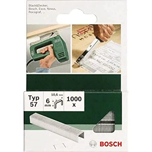 Bosch Accessories 2609255845 Set de 1000 agrafes à fil plat... - Bricolage & Outils Amazon France à 5.75€