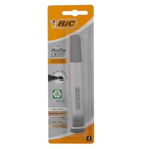 Bic - Marking 2300 - Blister de Marqueur Permanent - Noir en promo à 1,99€ (-63%) sur Amazon FR