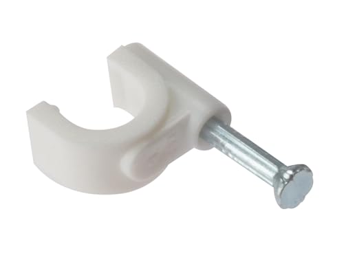 Forgefix RCC78W - Fermacavi rotondo, colore: Bianco - Bon plan à 3.76€
