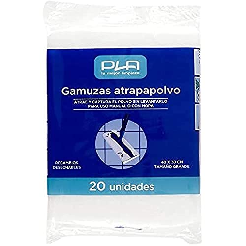 PLA GAMUZA ATRAPAPOLVO MOPA Pack 20 UDS - Bon plan à 2.94€