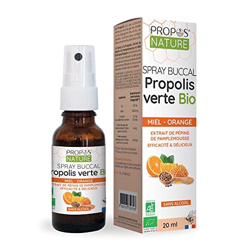 Spray Propolis Verte Bio - Extrait de Pépins de... - Amazon France à 7.99€