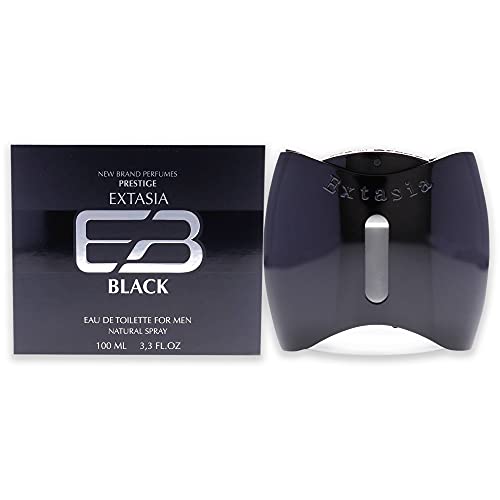 New Brand Extasia Black For Men 3.4 oz EDT Spray - Beauté & Parfums Amazon France à 8.55€