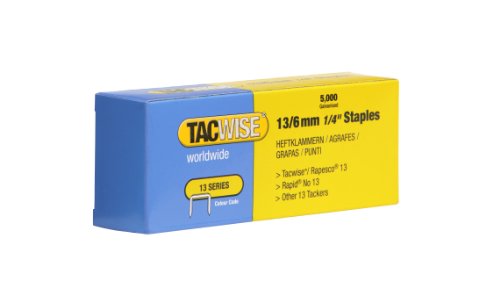 Tacwise 0233 Type 13/6 mm Galvanised Staples, Pack of 5000 - Bricolage & Outils Amazon Italie à 8.22€