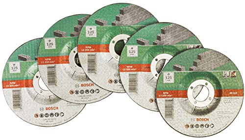 BOSCH Mola Taglio Set 125 X 22,23 X 2,5 Mm, Centro Depresso... - Bricolage & Outils Amazon Italie à 6.90€