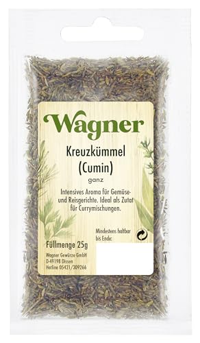 Wagner Gewürze Cumin (Kreuzkümmel) ganz, 5er Pack (5 x 25 g) - High-Tech & Électronique Amazon Allemagne à 6.92€