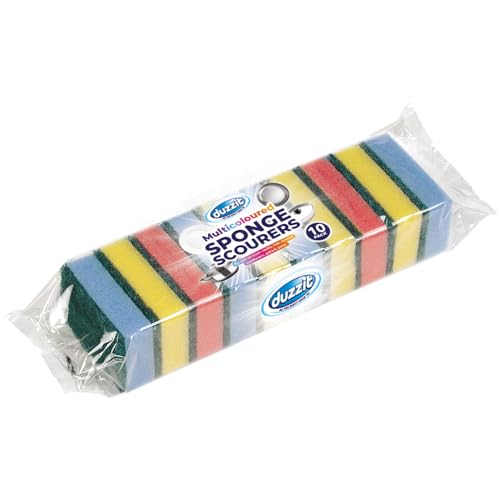 Duzzit Sponge Scourers Multicoloured For Kitchen And... - Sports & Fitness Amazon Royaume-Uni à 3.88€