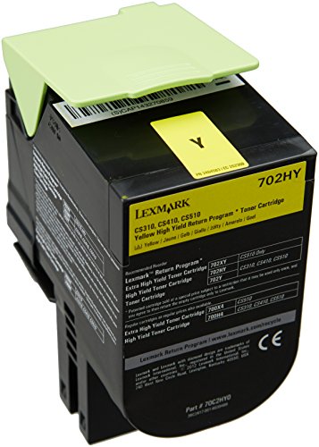 Lexmark Toner 702HY - Yellow - Kapazit?t: 3.000 Seiten... - Deal Amazon à 63.05€