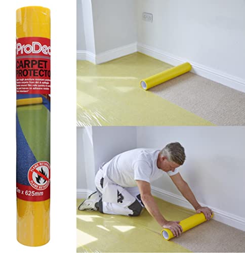 ProDec 25m Carpet Protector Roll - Strong Self Adhesive... - Maison & Cuisine Amazon Royaume-Uni à 12.89€