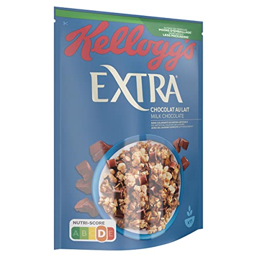 Céréales Extra Kellogg's Chocolat au Lait - 500g - Épicerie Amazon France à 4.09€