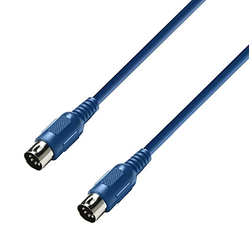 Adam Hall Cables 3 STAR MIDI 0150 BLU - Cavo MIDI 1,5 m blu - Amazon Italie à 5.43€