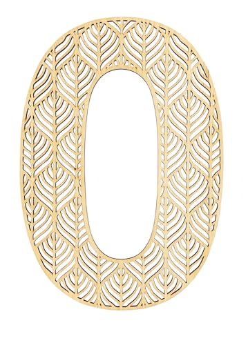 Lettre O bois, géante ajourée,17,6 x 25 - Loisirs Créatifs Amazon Italie à 3.47€